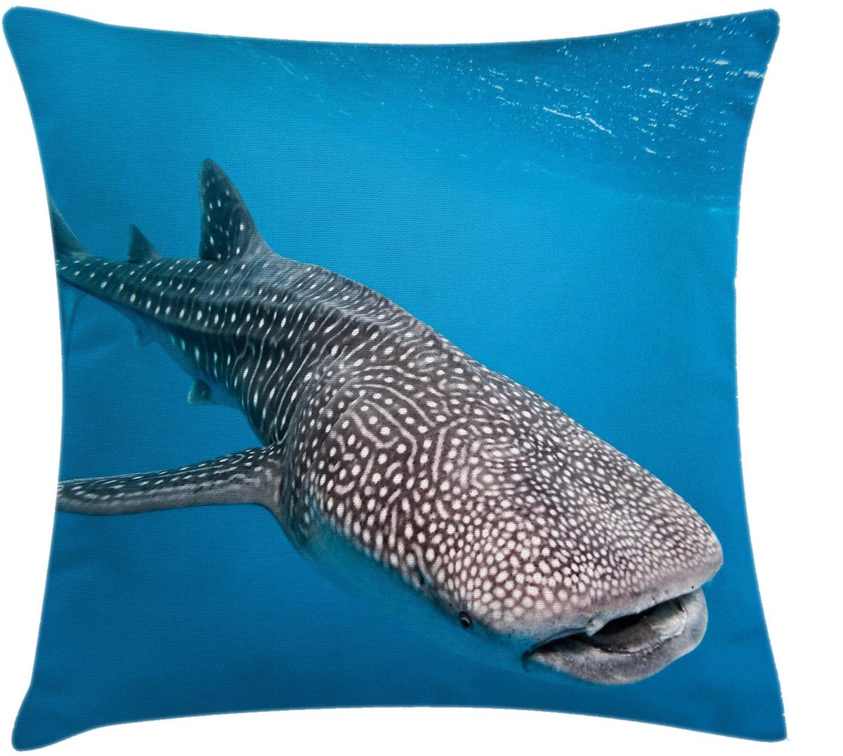 ABAKUHAUS Ocean Kussenhoes – Kussenhoes 60x60 cm – Dubbelzijdig bedrukt Blau
