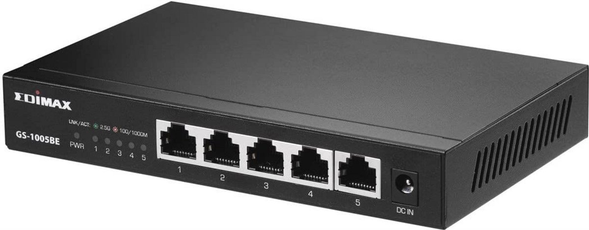 5-Port 2.5 Gigabit Switch voor hoge snelheid netwerkverbinding