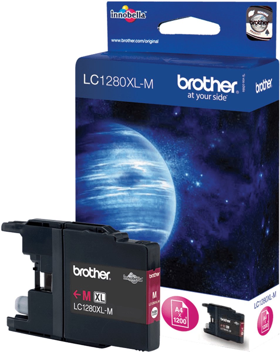 Brother LC1280XLM inktcartridge 1 stuk(s) Origineel Hoog (XL) rendement Magenta
