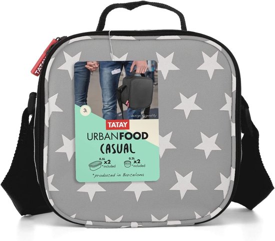 Casual Kühltasche met Food Containers voor Gezond Eten On-the-Go - 3L Capaciteit, BPA Vrij, Zwart — afbeelding 5