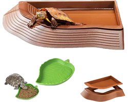 Waterkommen voor Schildpadden en Reptielen - Voedsel- en Waterkommen voor Aquariums