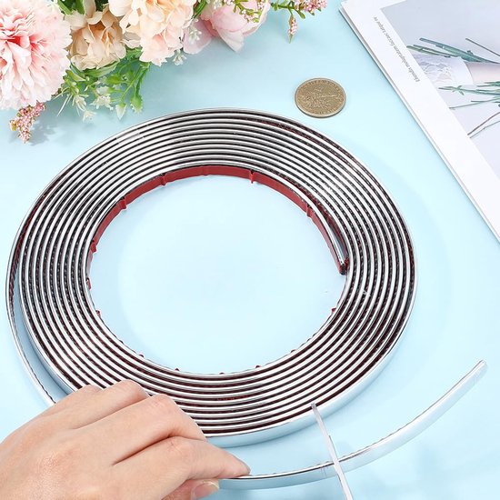 ddckj 6M tegelrand trim flexibele PVC zelfklevende gouden trim pel-en