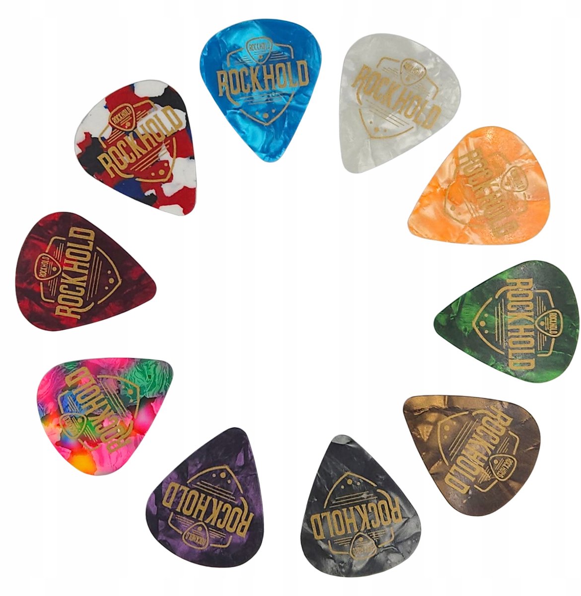 RockHold Gitaarplectrum 0,71 mm PVC Mixkleur - 1 stuk