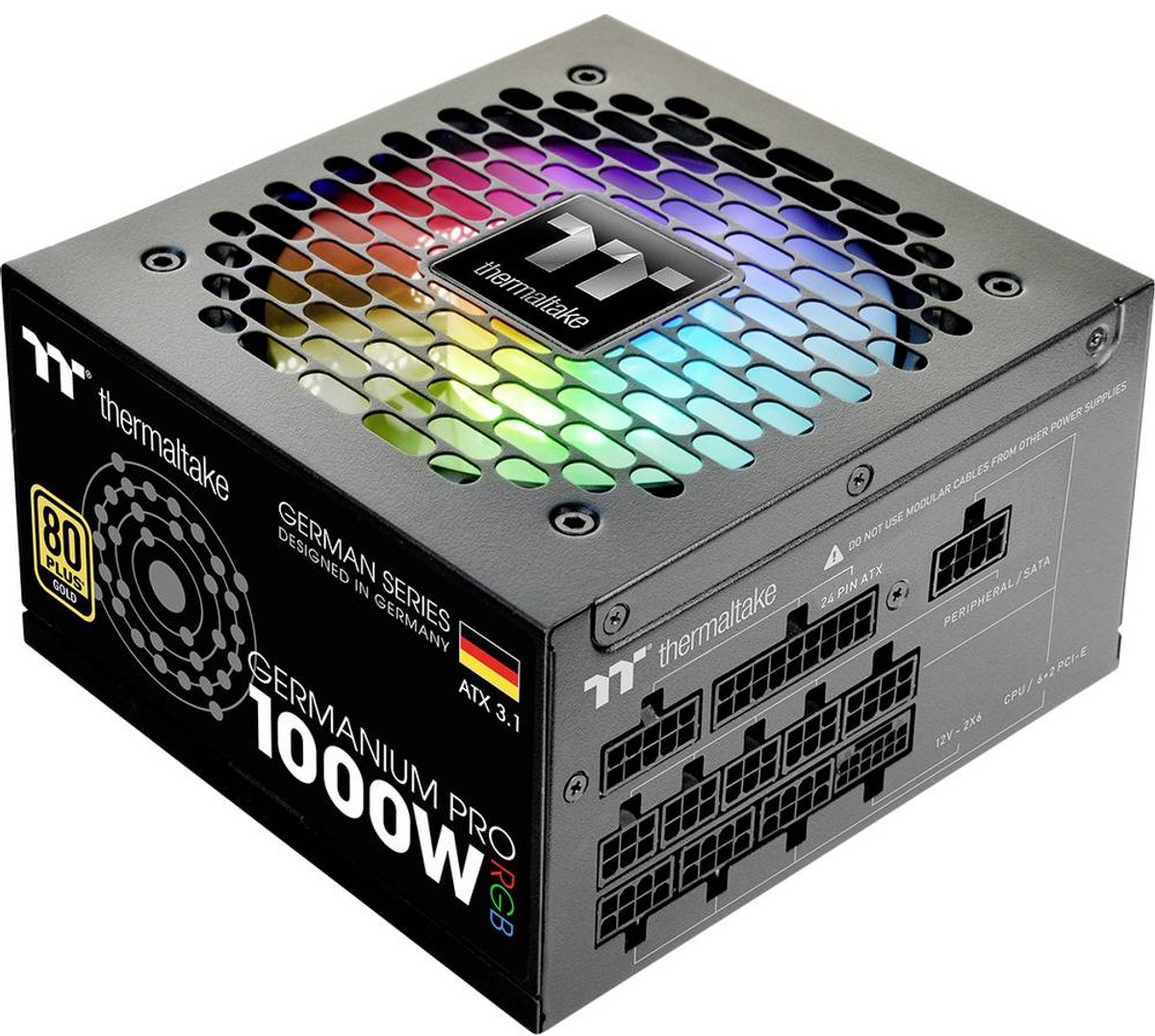 Thermaltake AC/DC-inbouwnetvoeding 1000 W ATX 80 Plus Gold