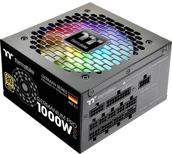 Thermaltake AC/DC-inbouwnetvoeding ATX 1000W 80 Plus Gold