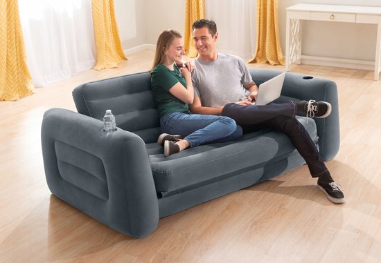Intex Opblaasbare Sofa-Bed Queen Size - Comfortabel & Duurzaam van Merkloos — afbeelding 2