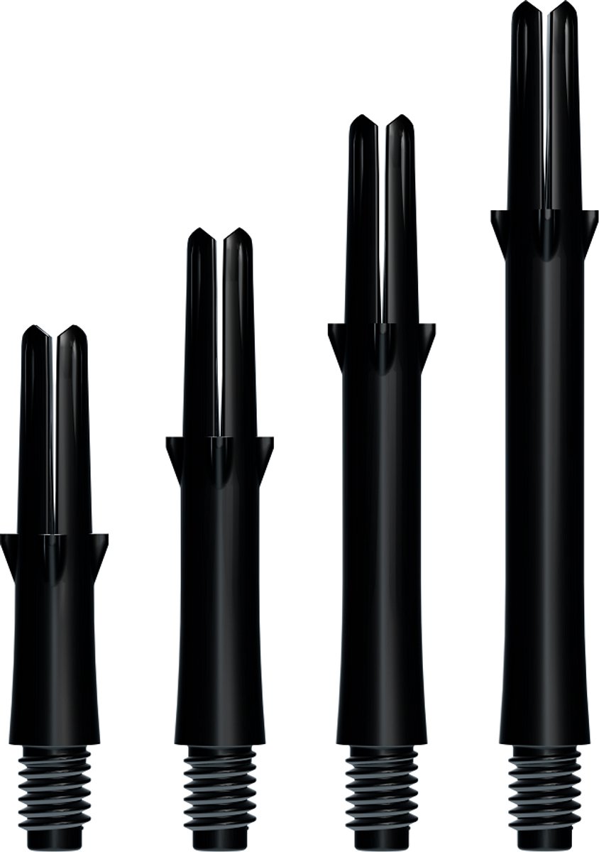 L-Style L-Shaft Locked Straight Black - Dart Shafts