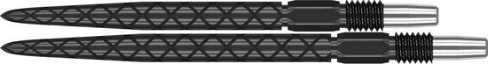 Target Darts Diamond Pro Swiss Point Dartpunten 35mm Zwart - Stalen Dart Tips met Laser Etching - Verwisselbare Punten met Swiss Point Technologie - Set van 3 Stuks
