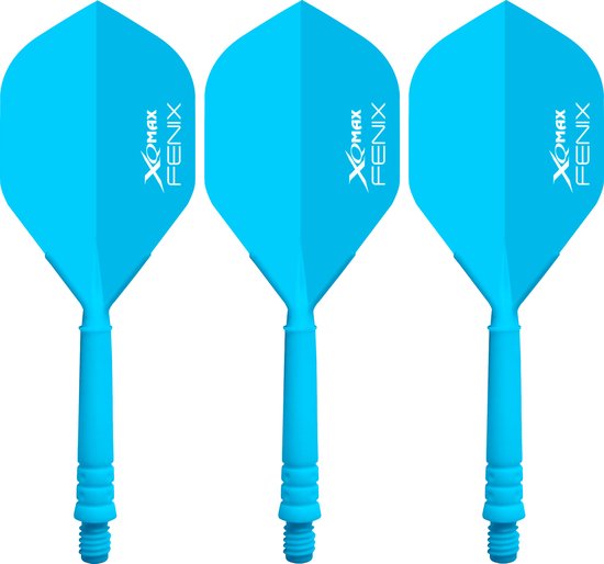 XQ Max Fenix Bar Flights Blue Standard - Dart Flights