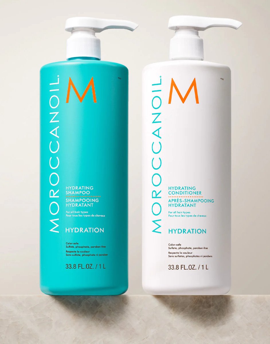 Moroccanoil Hydrating DUO Shampoo & Conditioner 33.8 oz/1000ml