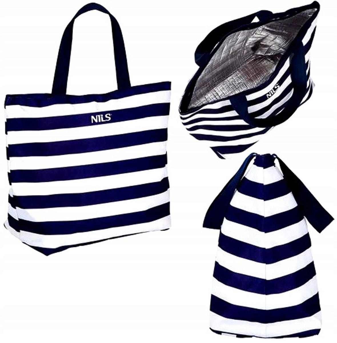 Nils NC3100 Blauwe Koeltas 32L - Perfect voor Strand & Picknick
