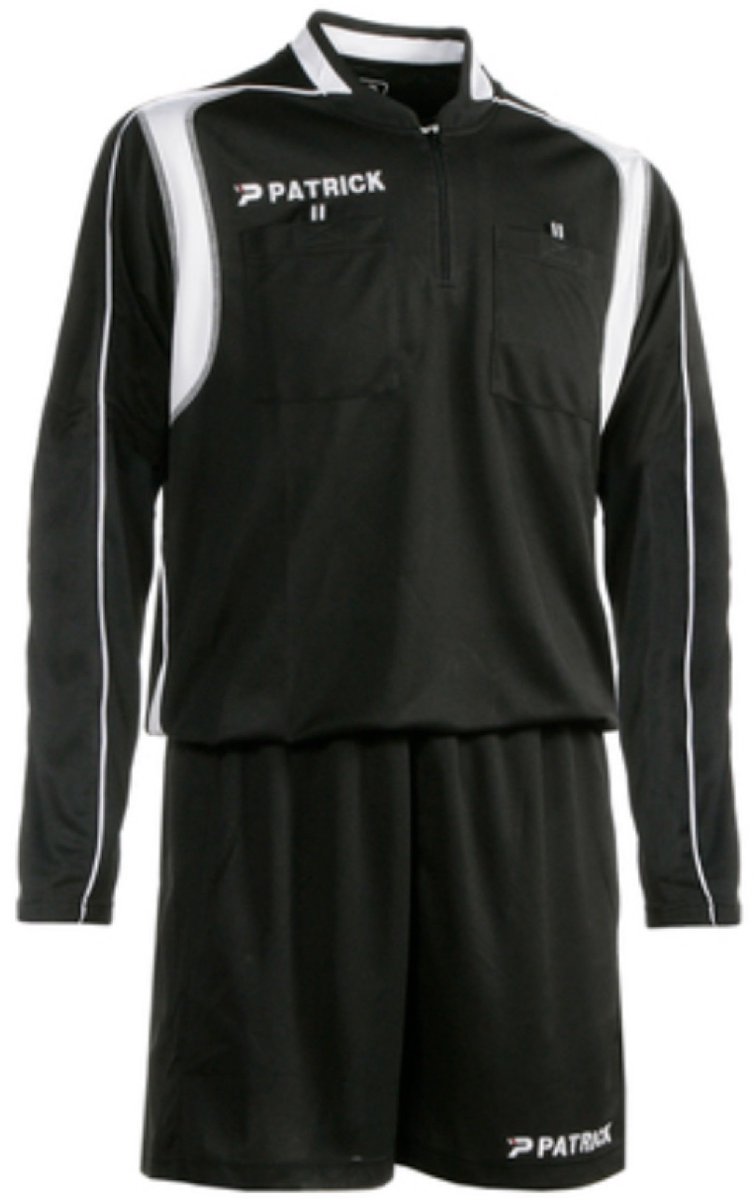 Patrick REF505 - Scheidsrechtersset Lange Mouw - Black