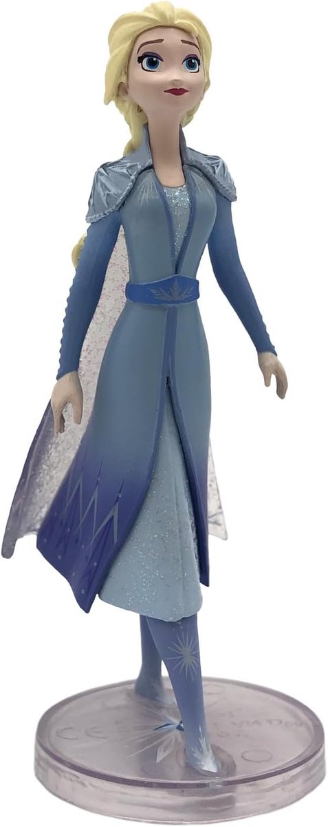Bullyland 13415 – Speelset en verzamelfiguren Frozen met 4 verschillende Elsa-figuren – levensecht en detailrijk vormgegeven – ideaal als taartfiguur of cadeau voor kinderen vanaf 3 jaar — afbeelding 5
