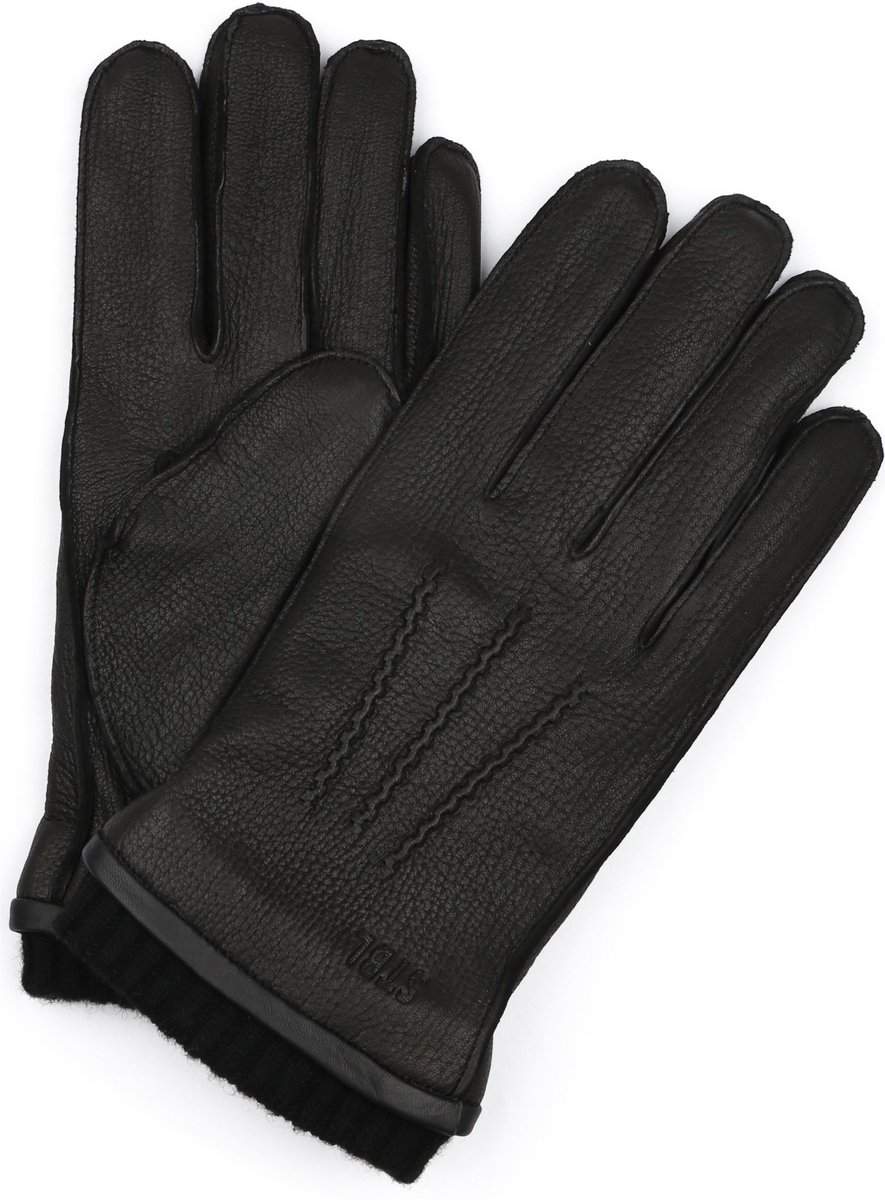 Suitable Handschoen Leer Zwart - Maat 9.5 - Heren