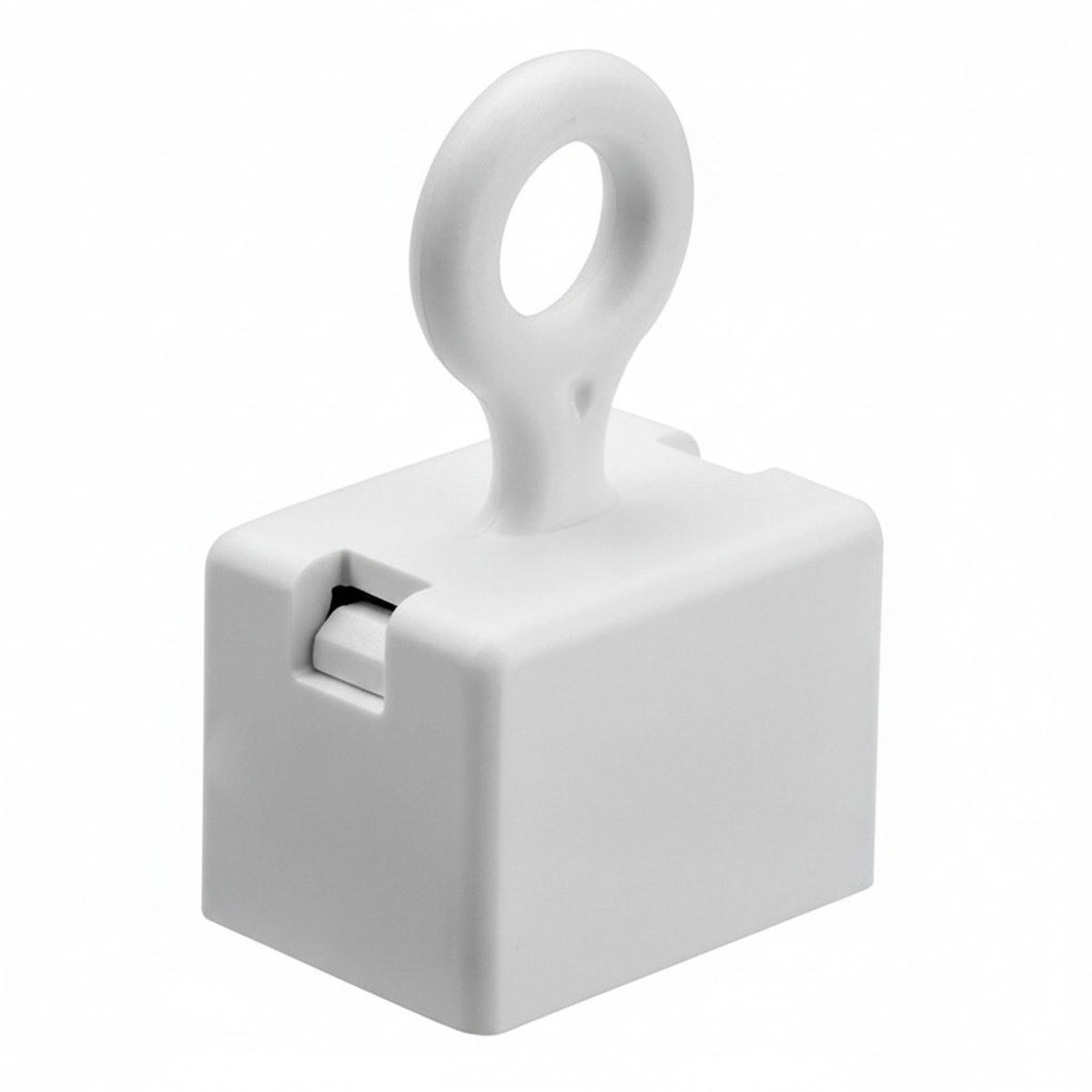 Ophang magneet / magneetjes - met oogje - wit - 16 x 18 mm - Ophangen van spullen