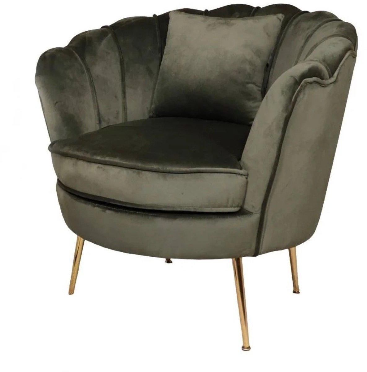 Fauteuil zitbank 1 persoons Belle donkergroen bankje