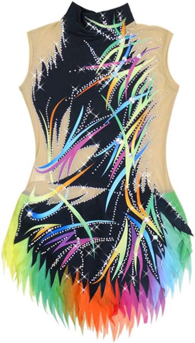 Dansleotard voor Meisjes voor Ritmische Gymnastiek en Kunstschaatsen