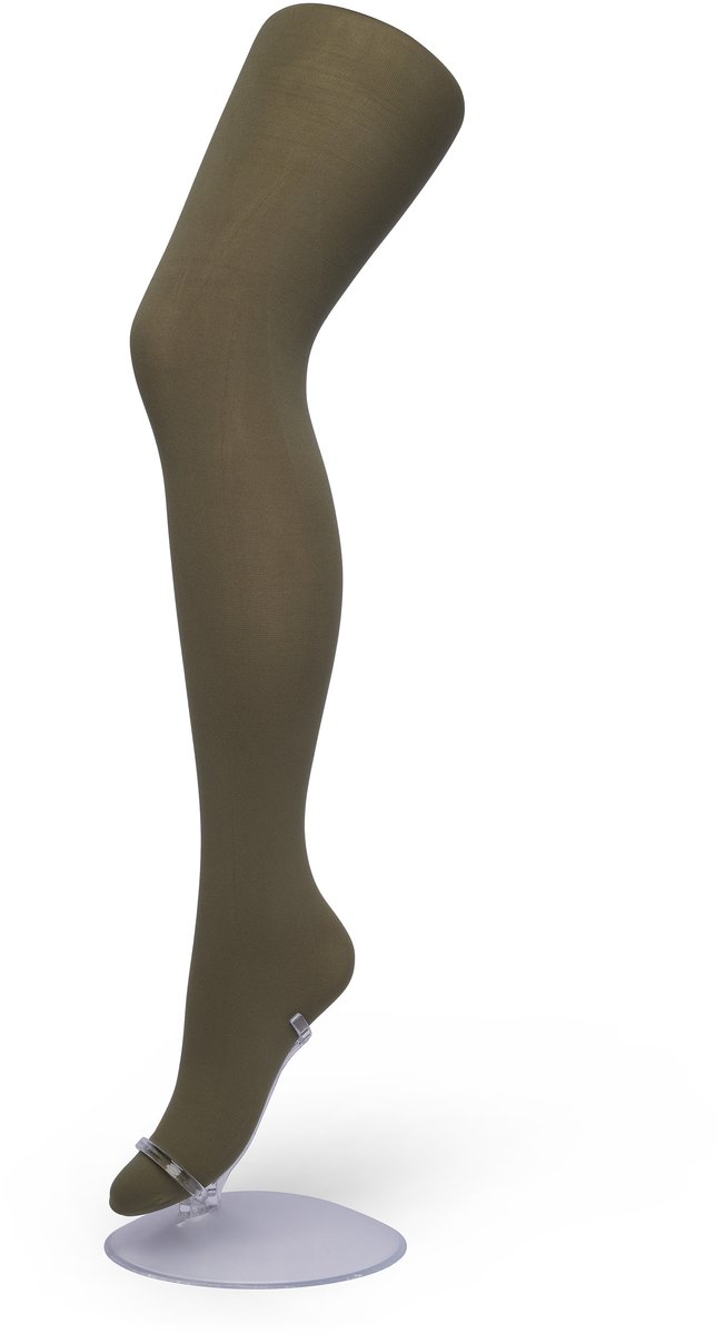 Bonnie Doon Opaque Comfort Panty 40 Denier Olijf Groen Dames maat 40/42 L - Extra brede Comfort Boord - Tekent Niet - Kleedt Mooi af - Mat Effect - Gladde Naden - Maximaal Draagcomfort - Donker Groen - Olijf - Olive - BN161911.304