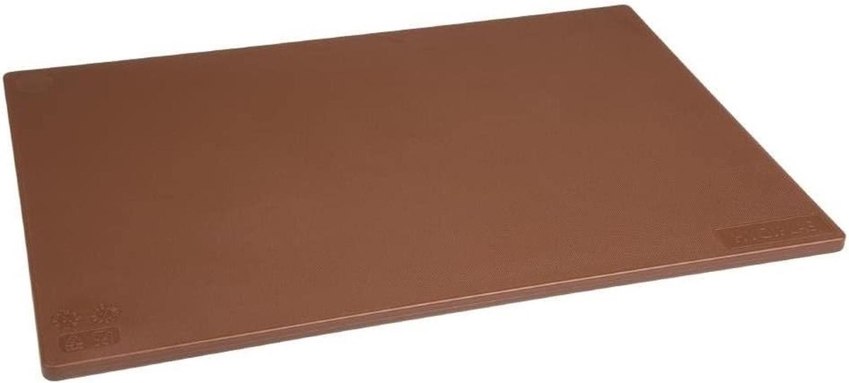 Hygiplas J256 Bruin Lage Dichtheid Snijplank voor Groente