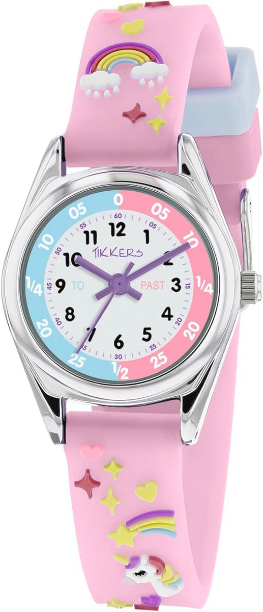 Meisjes Analoog Klassiek Quartz Horloge met Siliconen Band