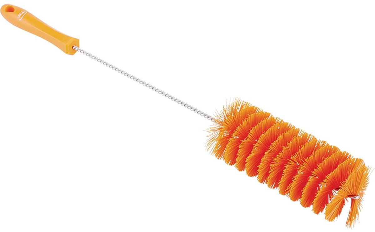 Flexibele pijpenborstel met sterk polyester, 50 cm lang voor diverse diameters