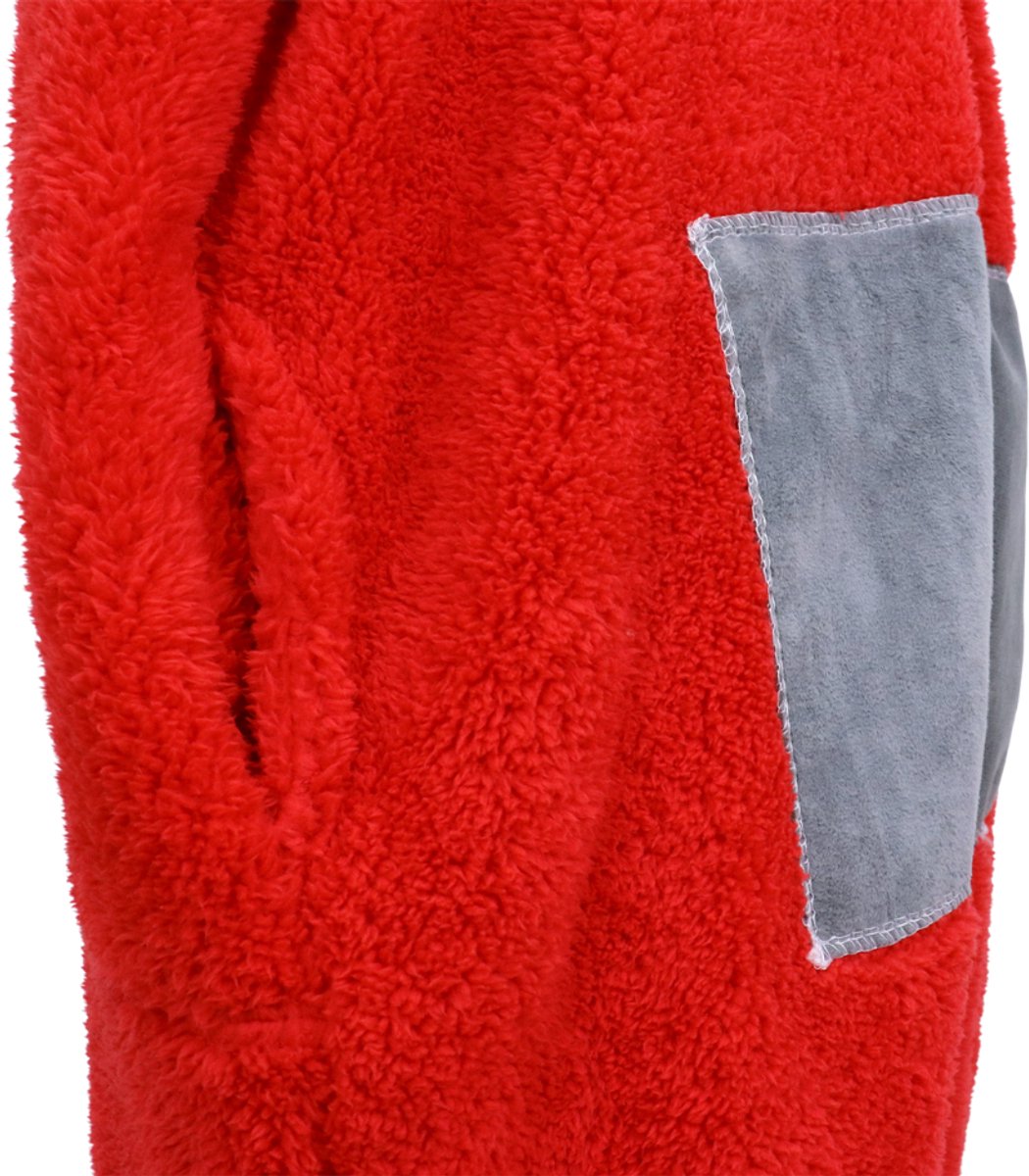 JOYAKIDS® Tele Onesie Kinderen | Carnavalskleding Meisje & Jongen | Verkleedkleren Jongens Meisjes | Rood Verkleedkostuum Kids | Onesie Pyjama | Tubbie Kostuum Kind | Carnaval kleding | Verkleedkleding | Verkleed als | Groepskostuum | Maat 130 — afbeelding 9