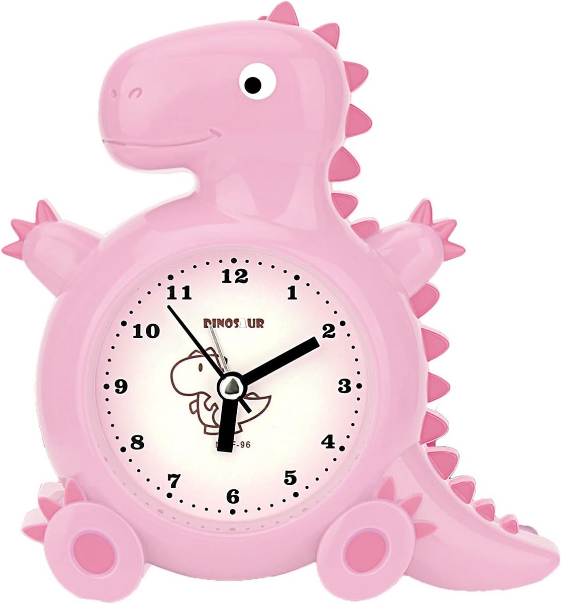 Schattige Dinosauruswekker voor Kinderen - Duurzaam en Perfect Cadeau - Roze