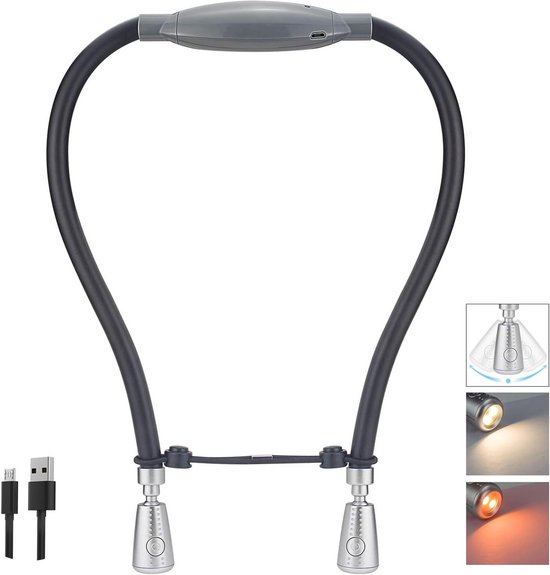 LED-bedlamp Minimalistische LED-bedleeswerklamp Lamp hoofdeinde muur met flexibele zwanenhals voor hoofdeinden Home Office Studio Hotels (6500K koel wit-1W