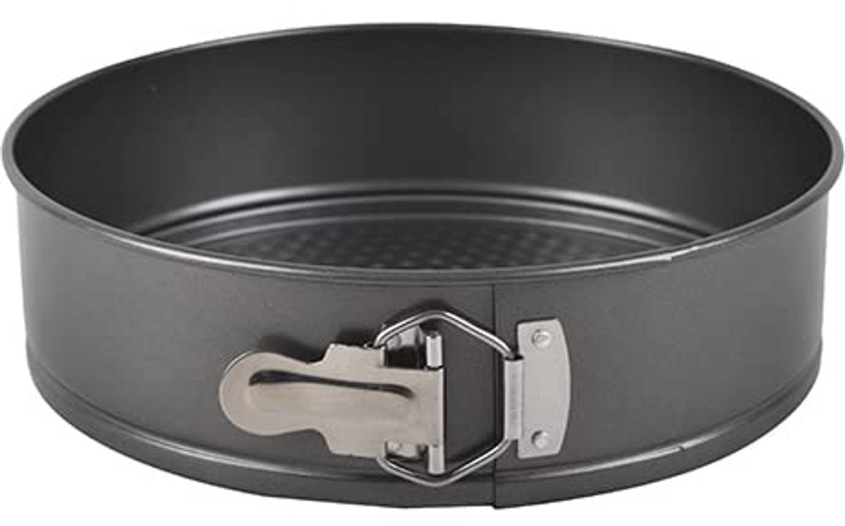 Ronde Taartvorm 24 cm met Anti-aanbaklaag en Scharniersluiting van Koolstofstaal