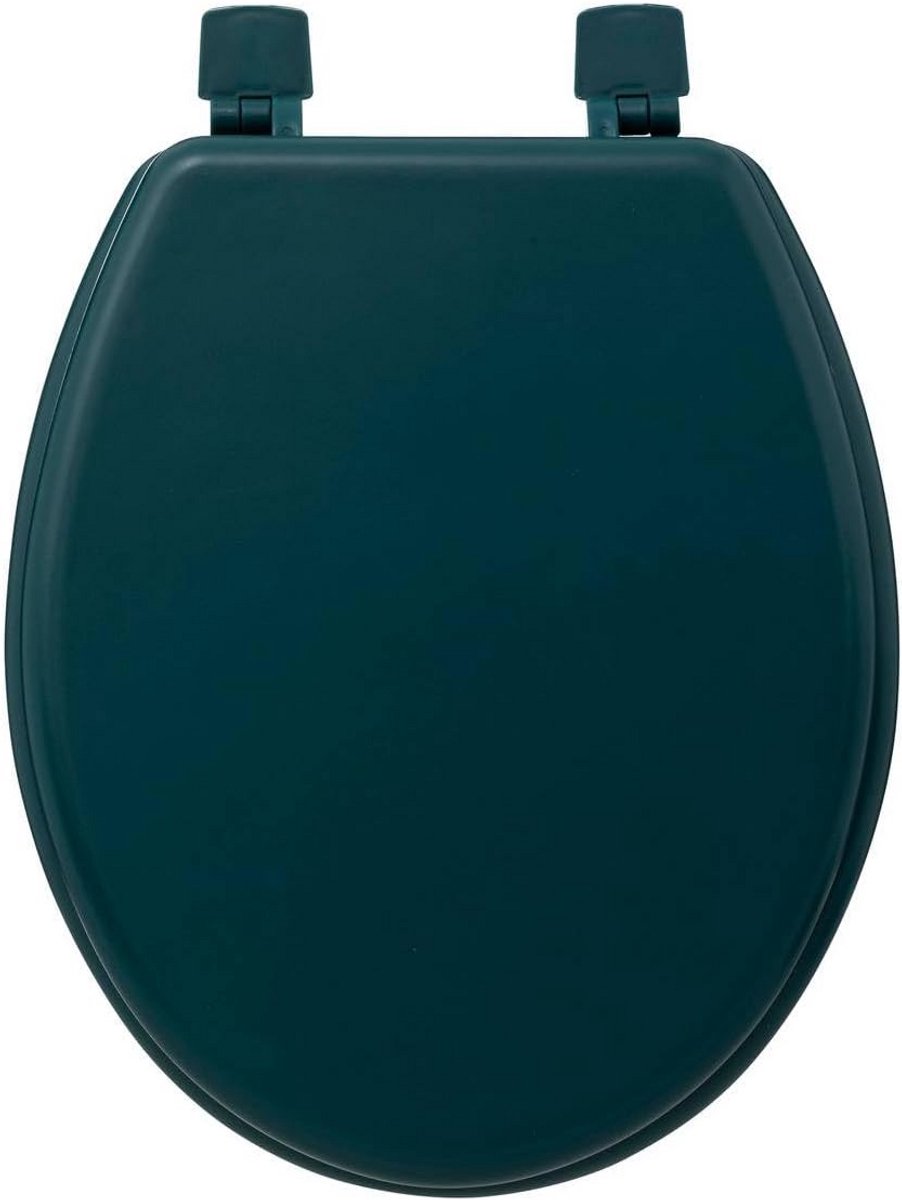 Houten WC-Bril Standaard Maat Petrol Blauw - Universele Pasvorm