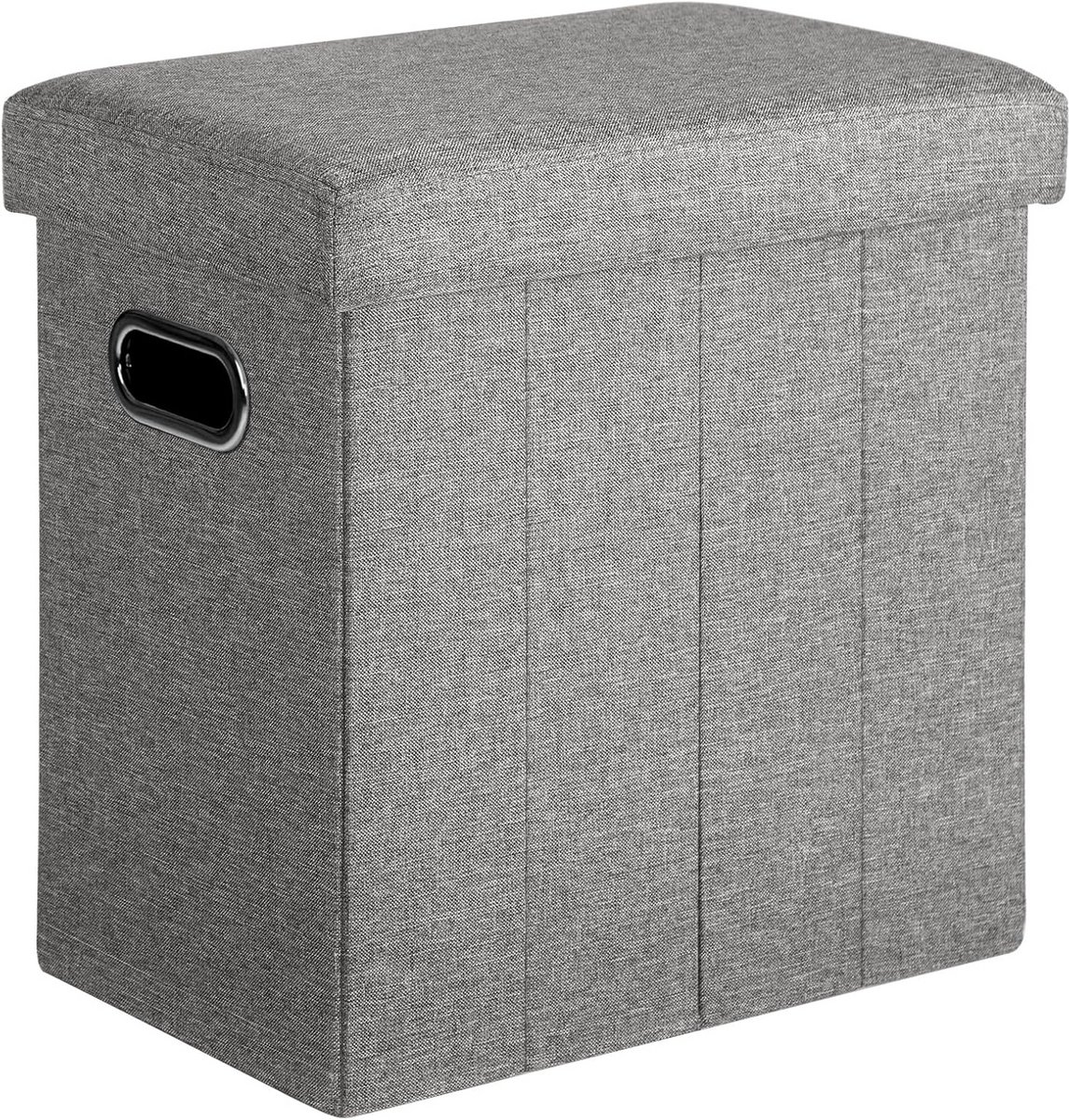 Opvouwbare Opbergbank met Zitfunctie – 40L Opslag - 200kg Belastbaar - Beige