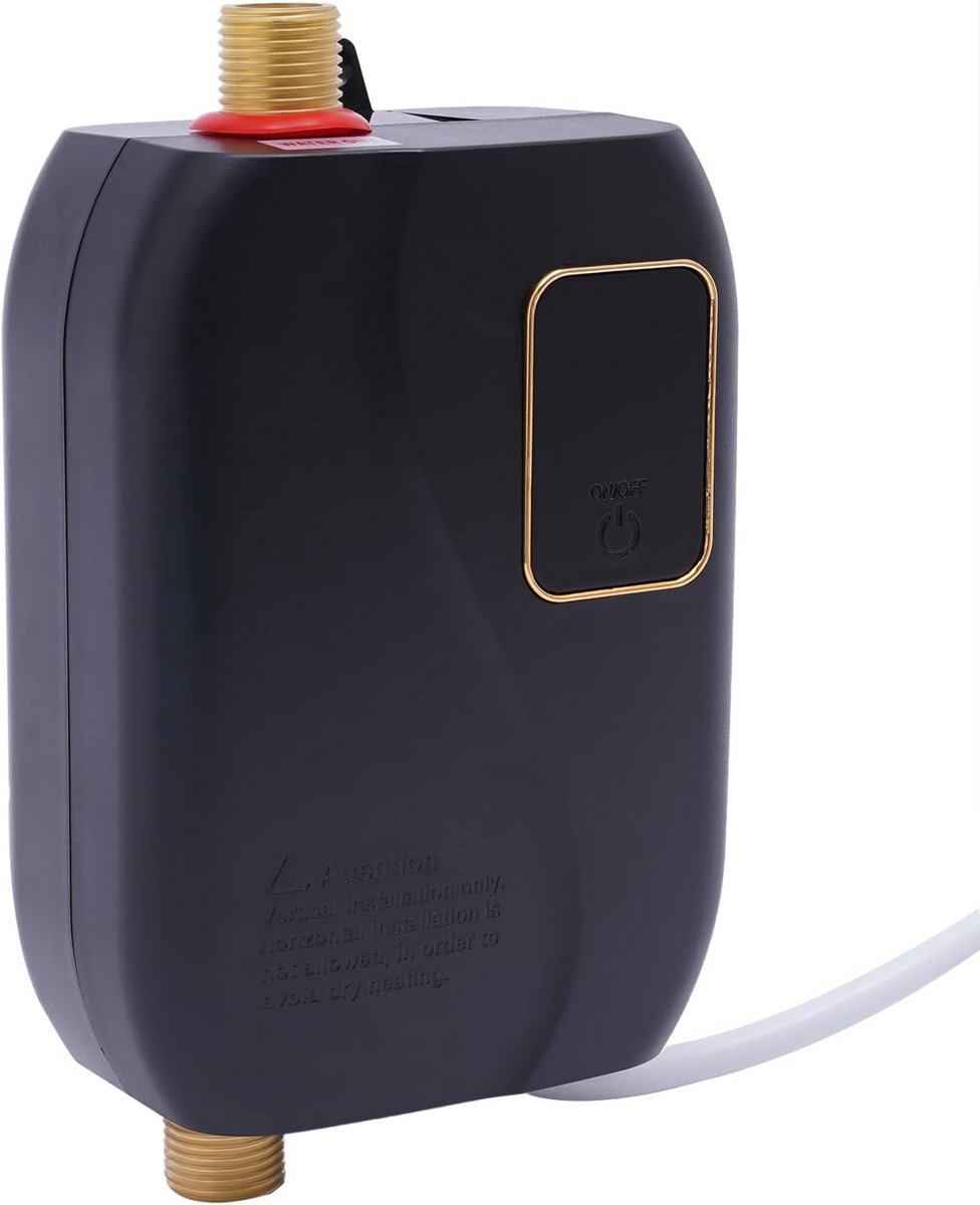 Mini Doorstroomboiler 3500W Elektrisch - Direct Warm Water voor Keuken & Wastafel - Met LED Temperatuurweergave