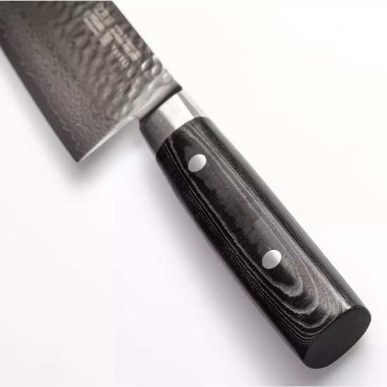 Couteau de chef Yaxell Zen Kiritsuke – 20 cm Acier VG10, 37 couches Damas, Lame martelée