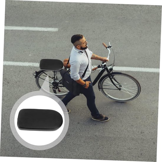 Bagagedrager kussen - kussentje - fiets kussen - Fietsstoeltje Achterzitje - Achterzitje Fiets - Fietskussen Bagagedrager - Stoelen voor mountainbikes - dikker zitvlak - 30CM*15CM van HOMAAX — afbeelding 5