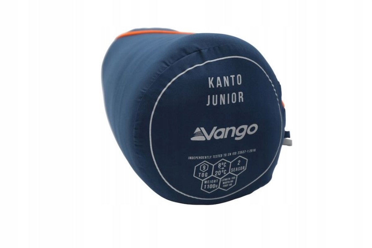 Vango Kanto Junior Slaapzak - 2-seizoenen, Junior Maat, Inktblauw