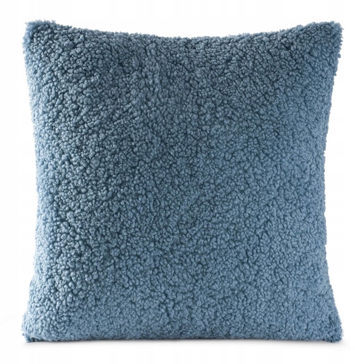 Bukla Blauwe Kussenhoes 45x45cm - Zacht Bouclé Materiaal