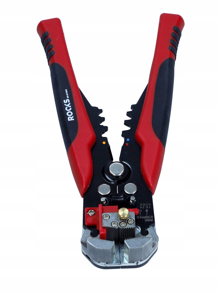Automatische krimptang 3-in-1: strippen, krimpen & knippen