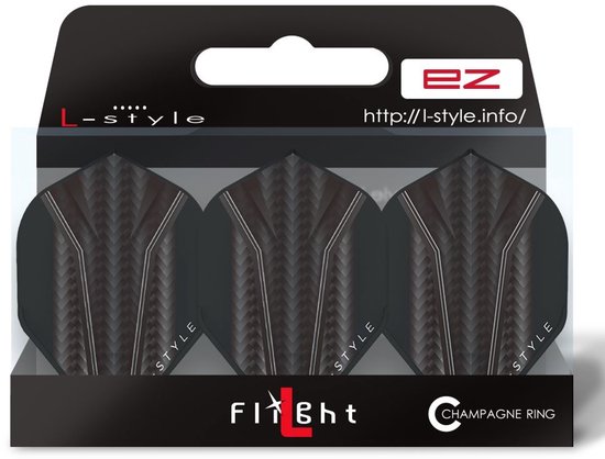 L-Style Champagne L1 EZ Standard Inception Black - Dart Flights van L-Style — afbeelding 2