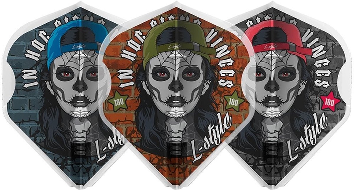 L-Style Champagne EZ L1 Jesus Noguera V3 Mixed - Dart Flights