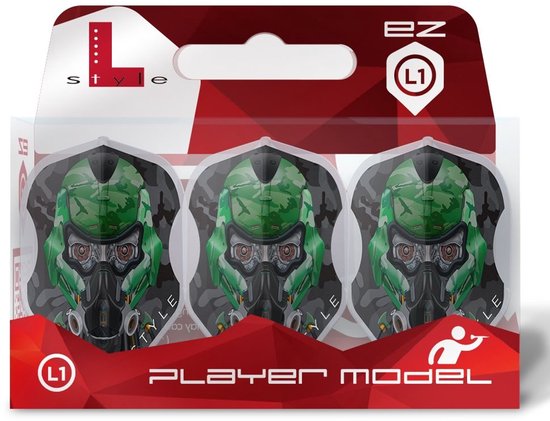 L-Style EZ L1 Berry van Peer V4 Type B - Dart Flights van L-Style — afbeelding 3