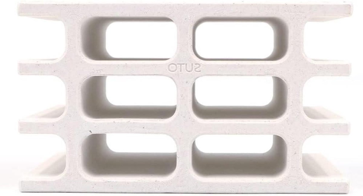CSGoods - Keramische Schuilplaats Vis Tank Decoratie voor Garnalen Cichliden Vis Kweken - Wit - Aquarium Accessoires
