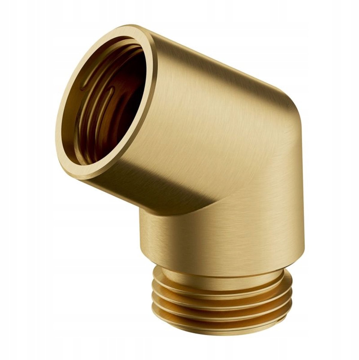 Omnires Douchekop Bocht Goud Geborsteld Messing T87GLB