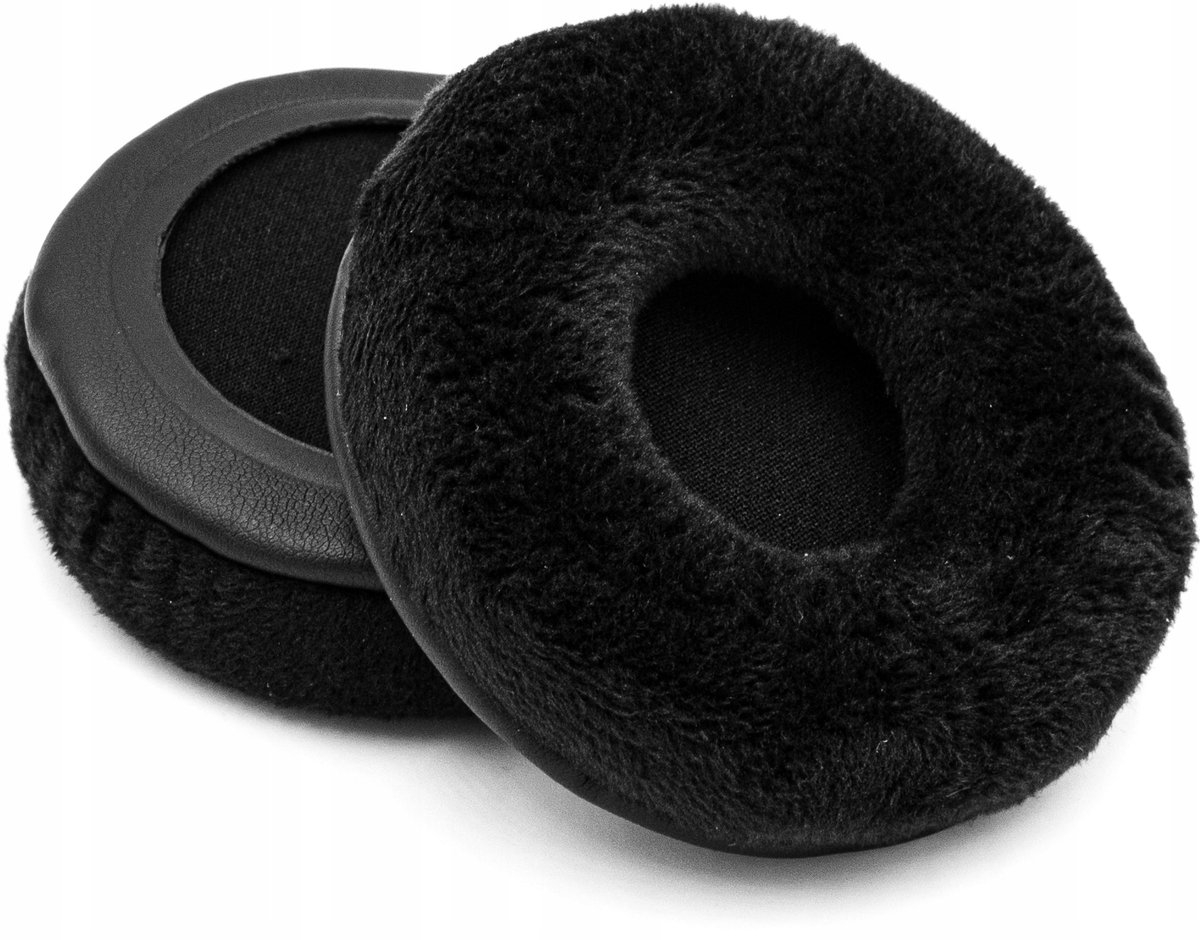 YIVO Vervanging oorkussens 70 mm - Zwart fluweel en traagschuim