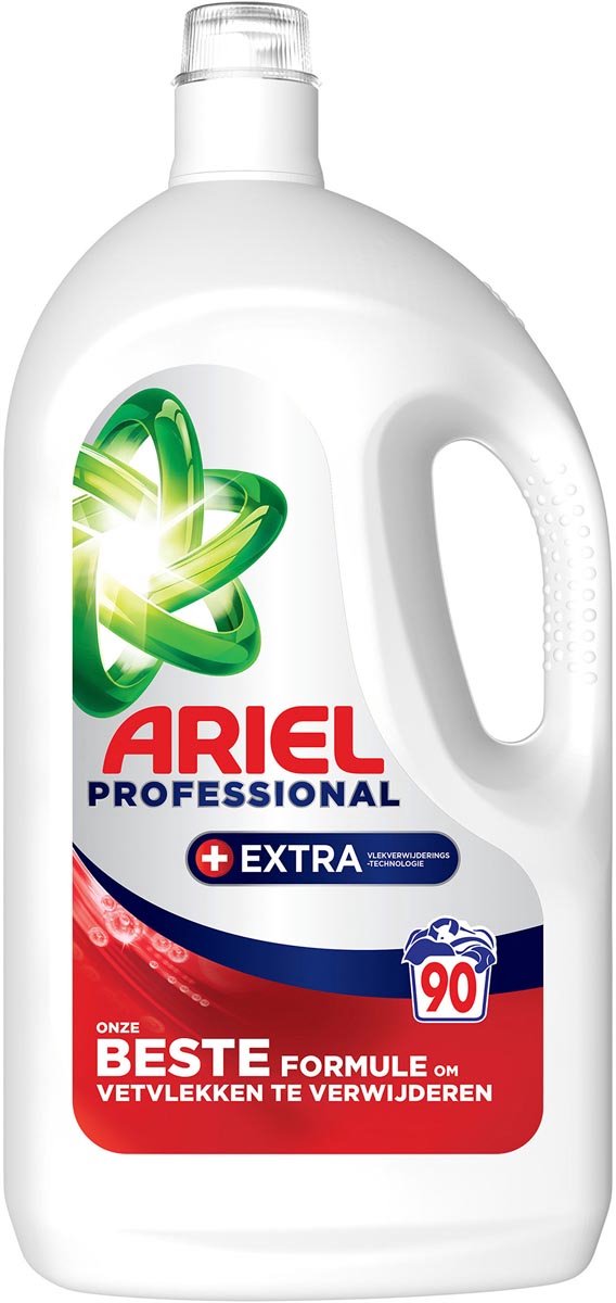 Ariel Professional Extra wasmiddel | fles van 4 | 95 liter | 110 wasbeurten
