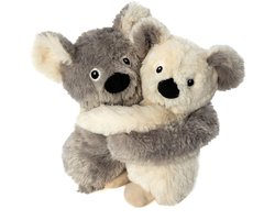 Warmte/koelte knuffel - magnetron - koala - 25 cm - grijs - voor kinderen/jongens/meisjes - warmteknuffel