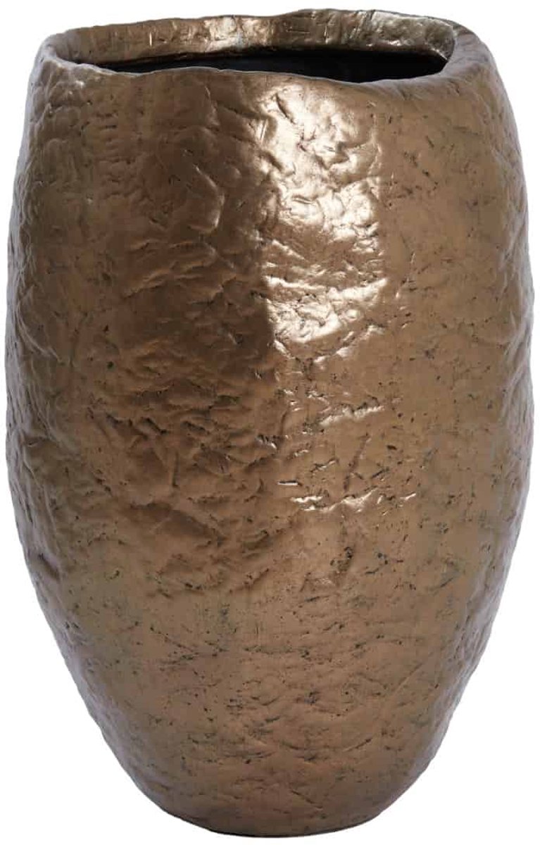 Vaas Tingri - Brons - Ø39x58cm - Cement - - Bloemenvaas - Woondecoratie - Decoratieve vaas voor woonkamer of slaapkamer - Moederdag - Moederdag cadeautje - Moederdag cadeau voor mama