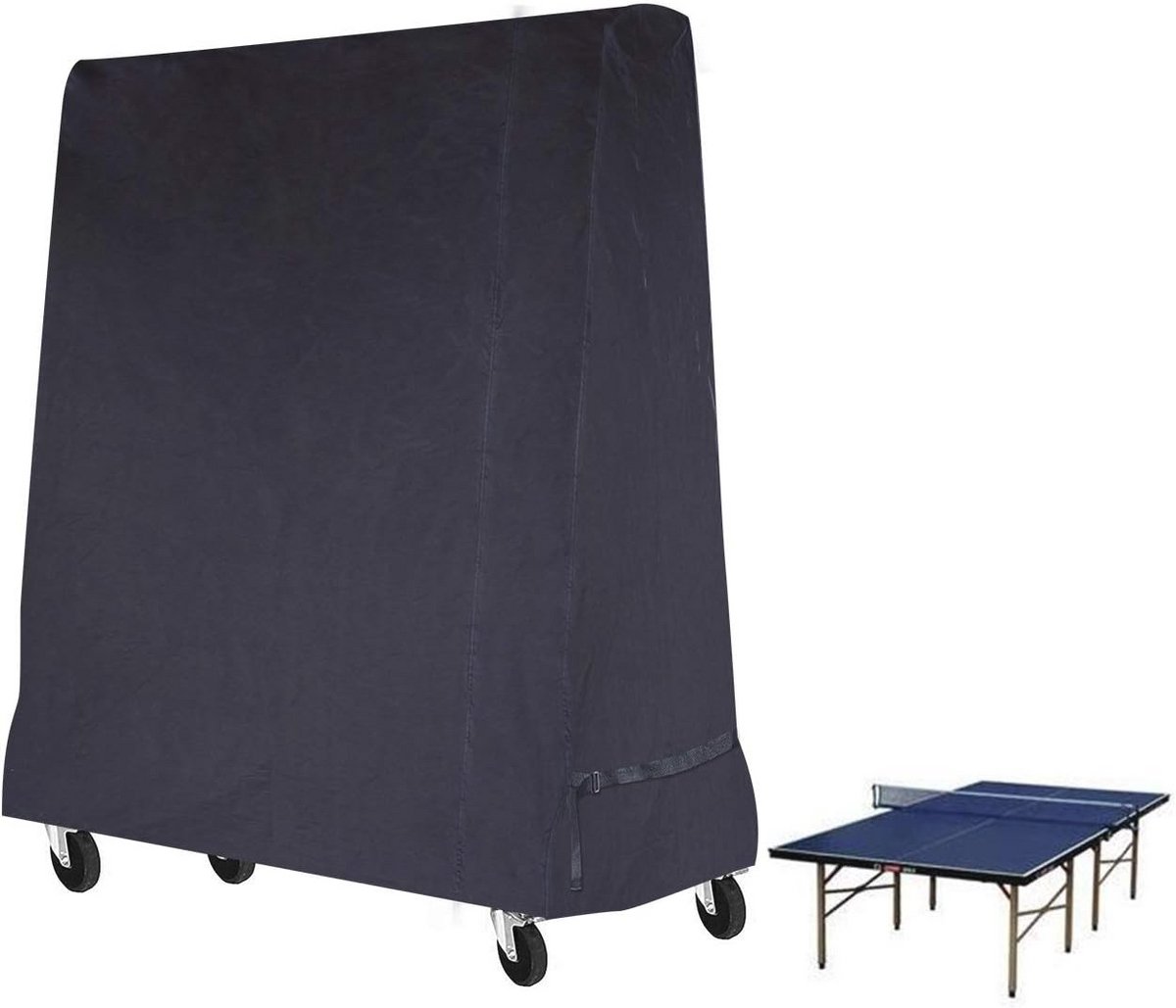 Premium Tafeltennis Cover - Waterdichte Bescherming voor Binnen en Buiten (185 × 70 × 165 cm)