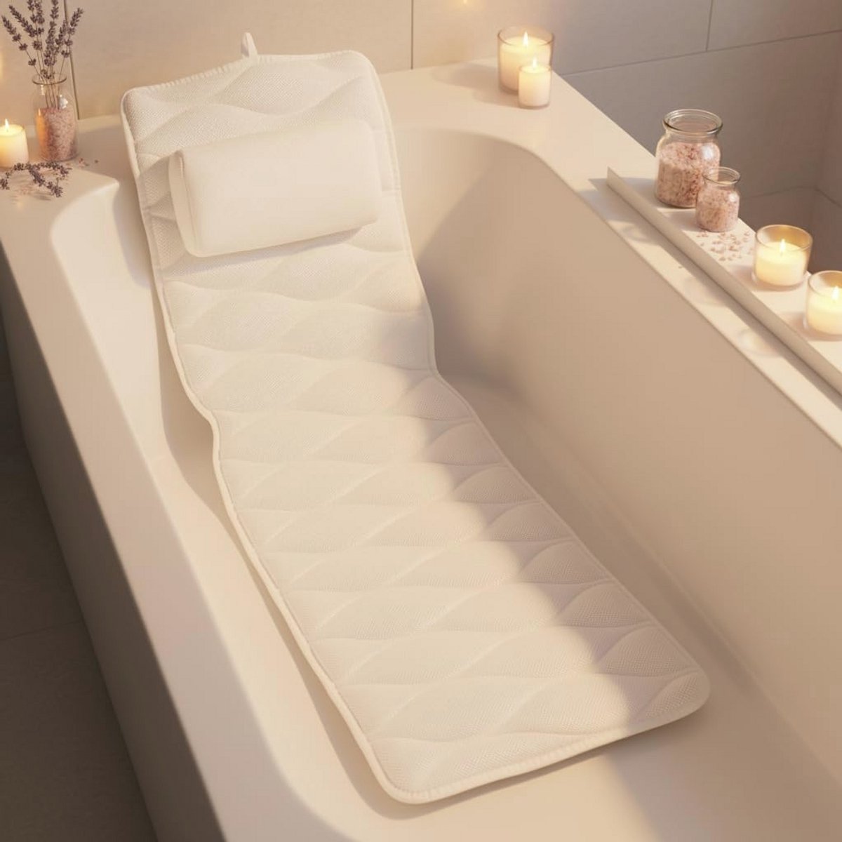 Waterdicht Bad Kussen voor Volledige Ontspanning en Comfort
