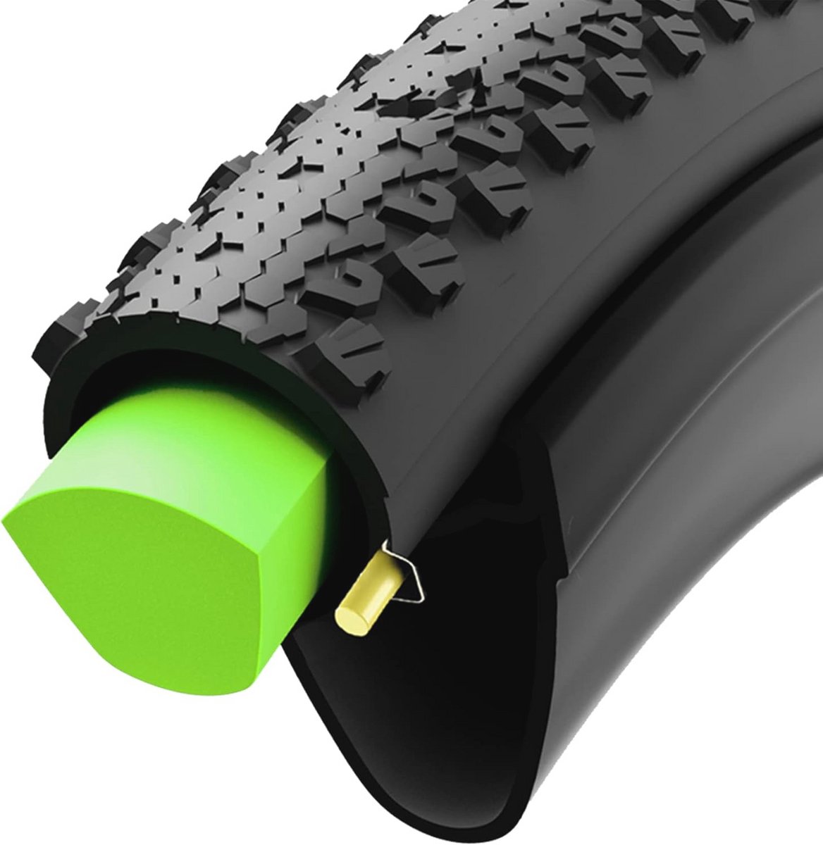 700c Fietsband Unisex - Groene Banden voor Weg, MTB en Trekking