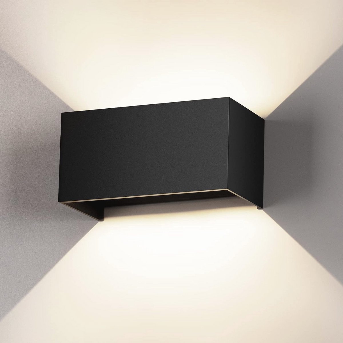 Verstelbare 24W wandlamp voor binnen en buiten met 4000K licht - Waterdicht en modern design